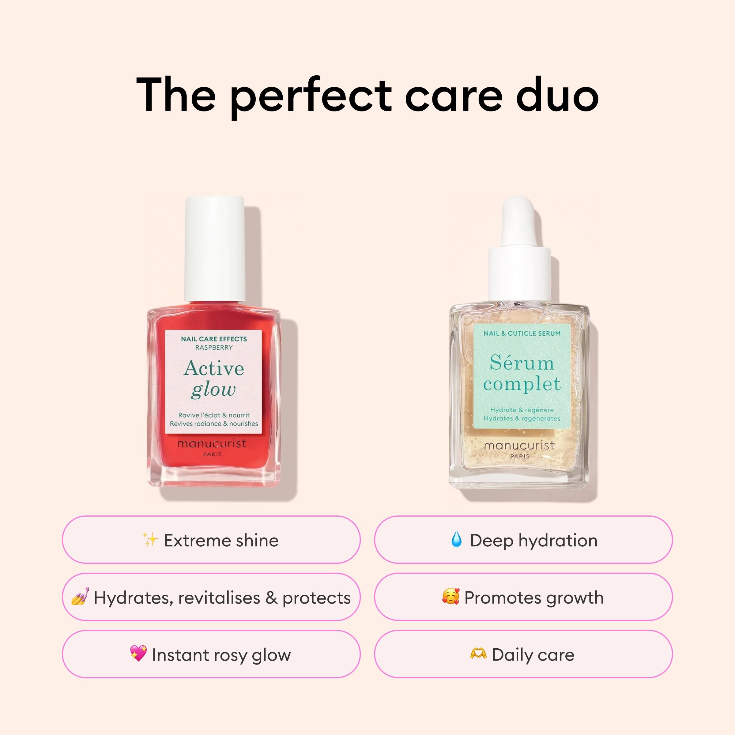 Manucurist Active Discovery Kit Active Glow offers a radiant, quick-dry pink treatment