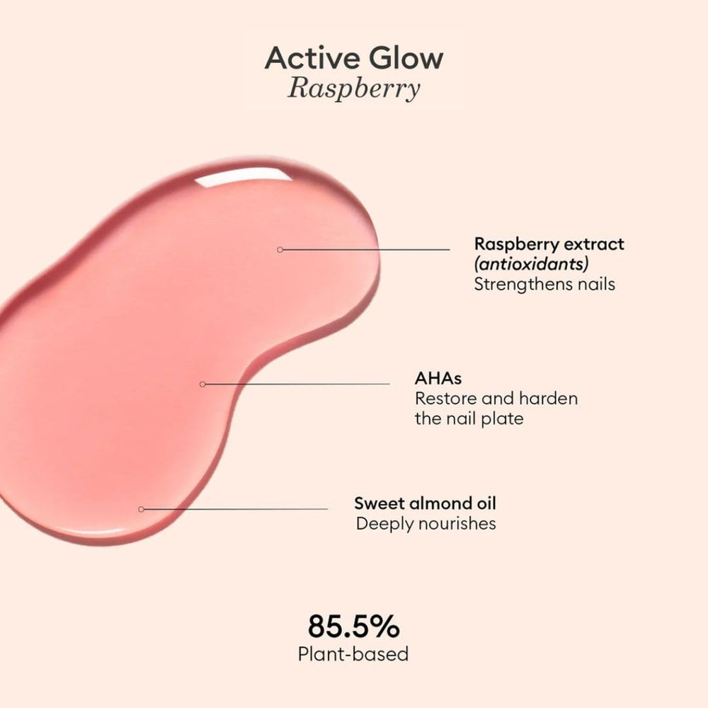 Manucurist Active Glow Frambuesa ingredientes naturales hidratantes