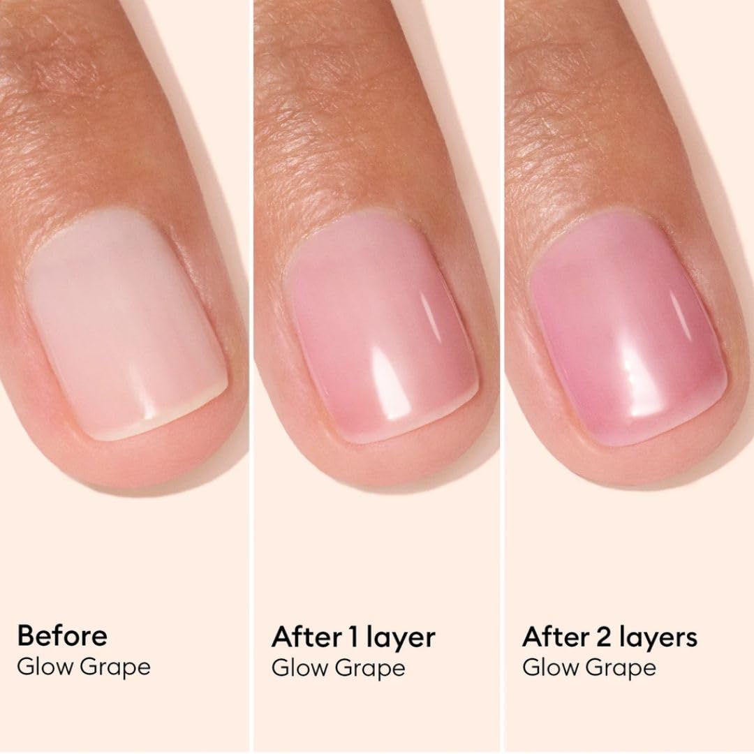 Manucurist Active Glow Grape bottle communicates easy one-step care.