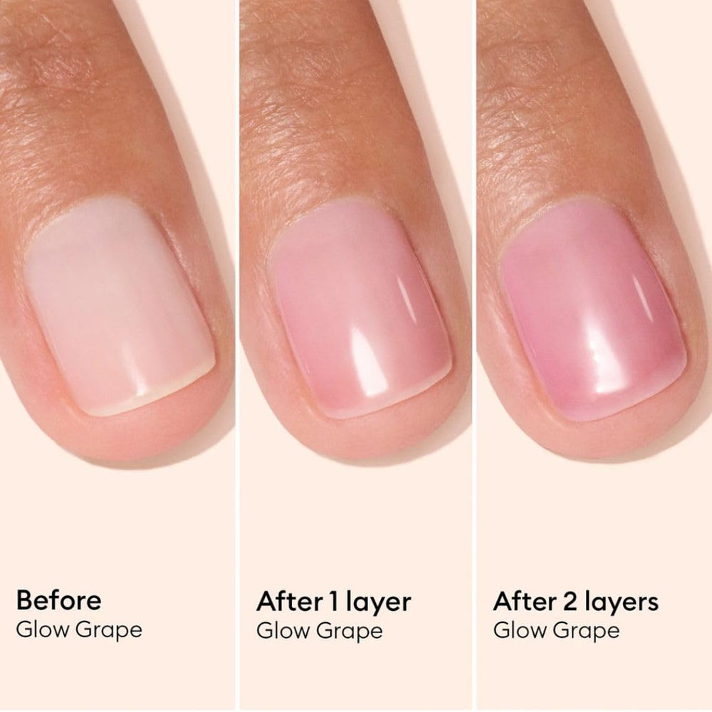 Manucurist Active Glow Grape bottle communicates easy one-step care.