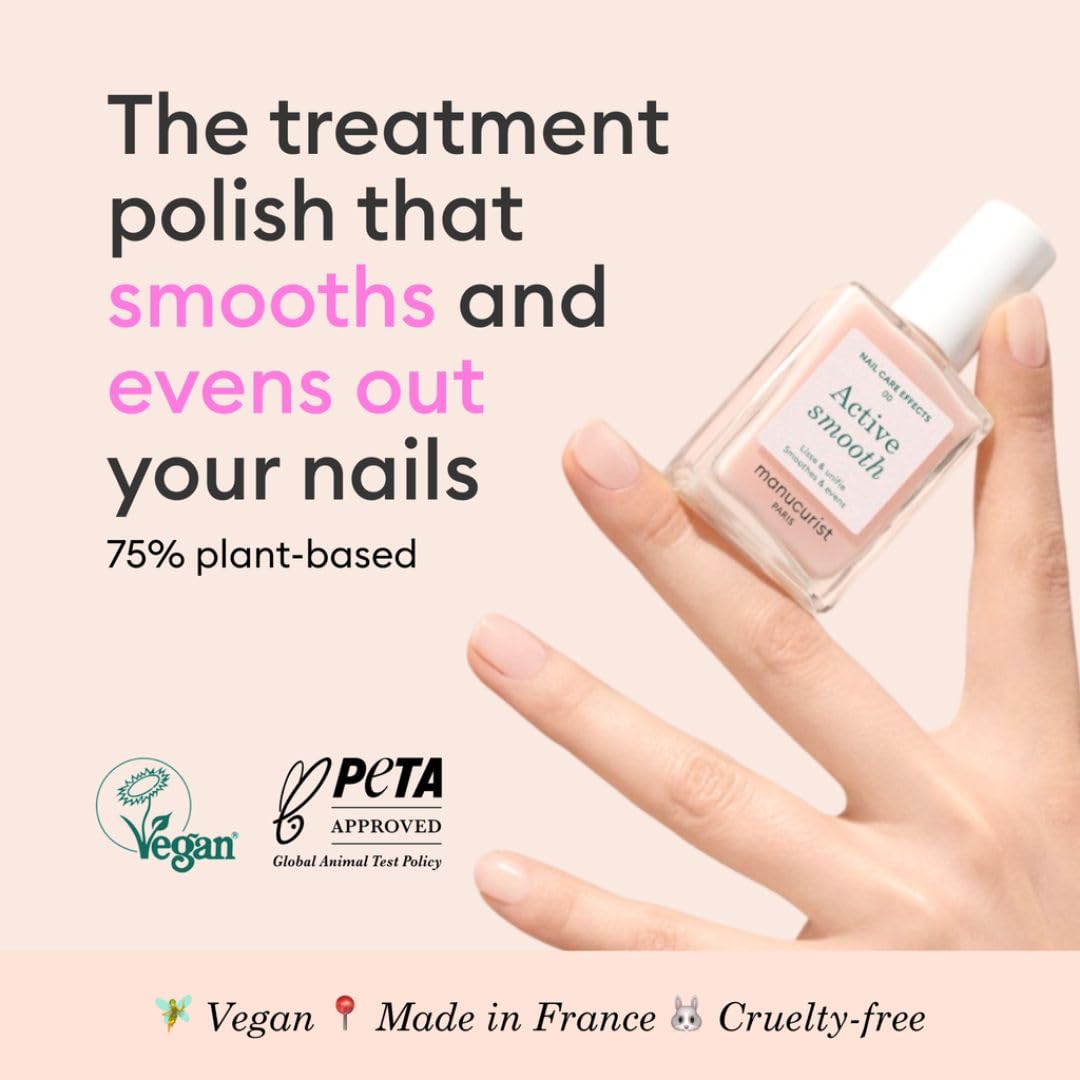Aplicación en uña con Active Smooth para un color natural