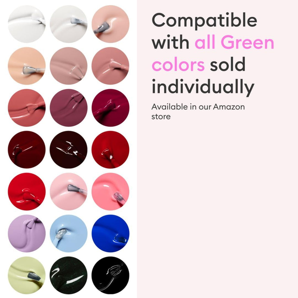 Manucurist System Green Pink Hortencia packaging for a compact home kit