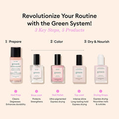 Manucurist Green Hortencia pink nail polish for universal tone compatibility