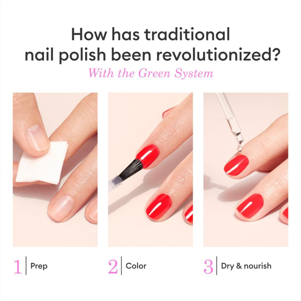 Manucurist Hortencia top coat adds shine and protection