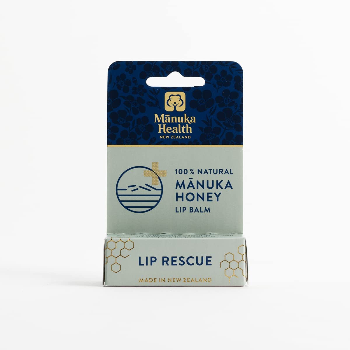 Compact balm ideal for on-the-go lip care anywhere.