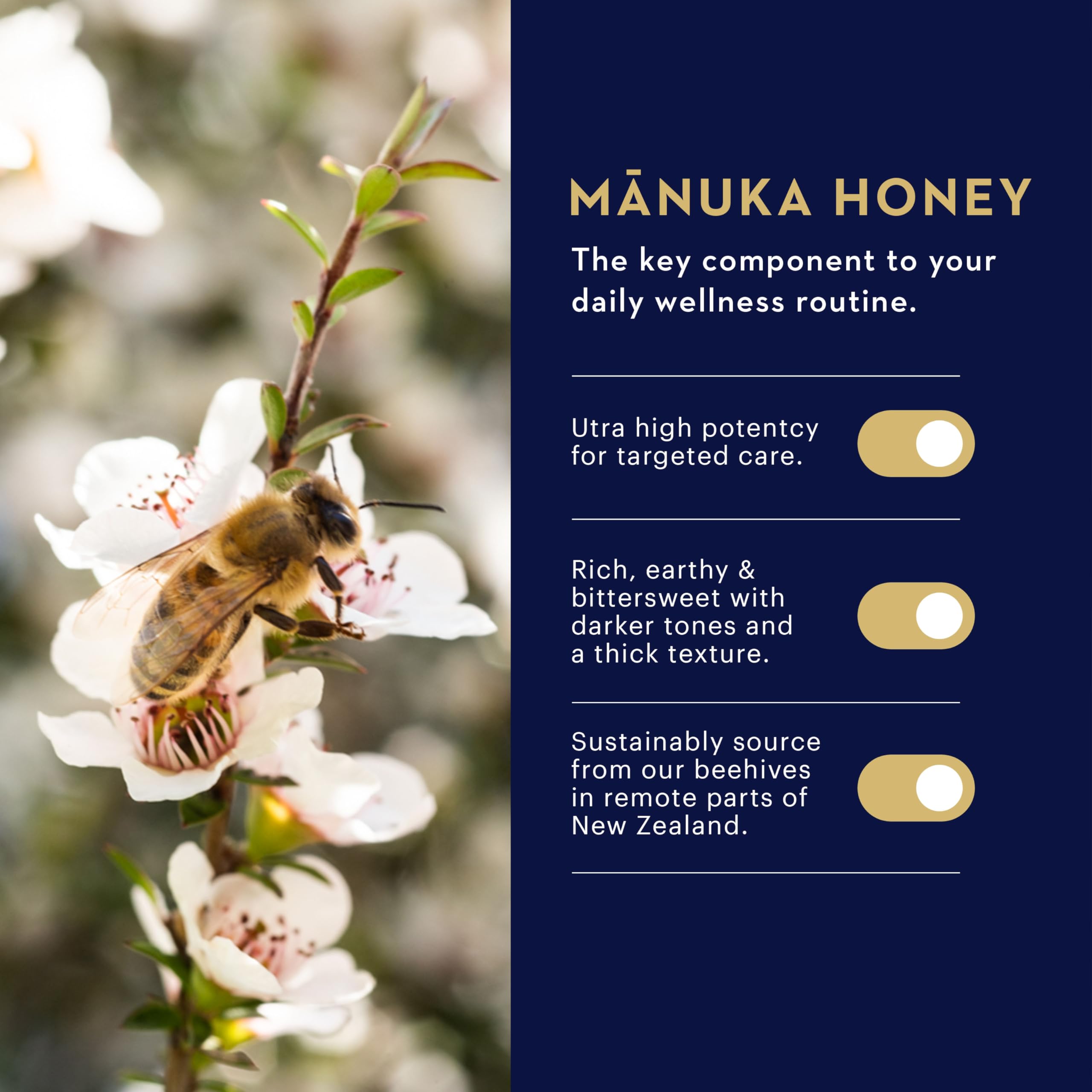 Manuka Health Lip Rescue balm texture on finger highlights rich hydration for chapped lips.
