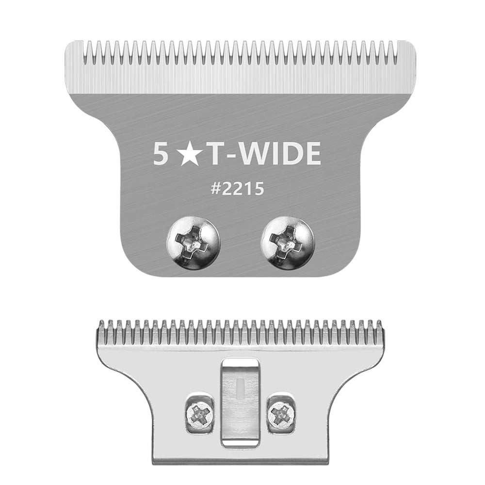 Manxrtod 2215 T-wide blade for Wahl detailer, close-up precision edge