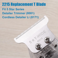 Manxrtod 2215 blade, detailer edge close-up, durable stainless steel