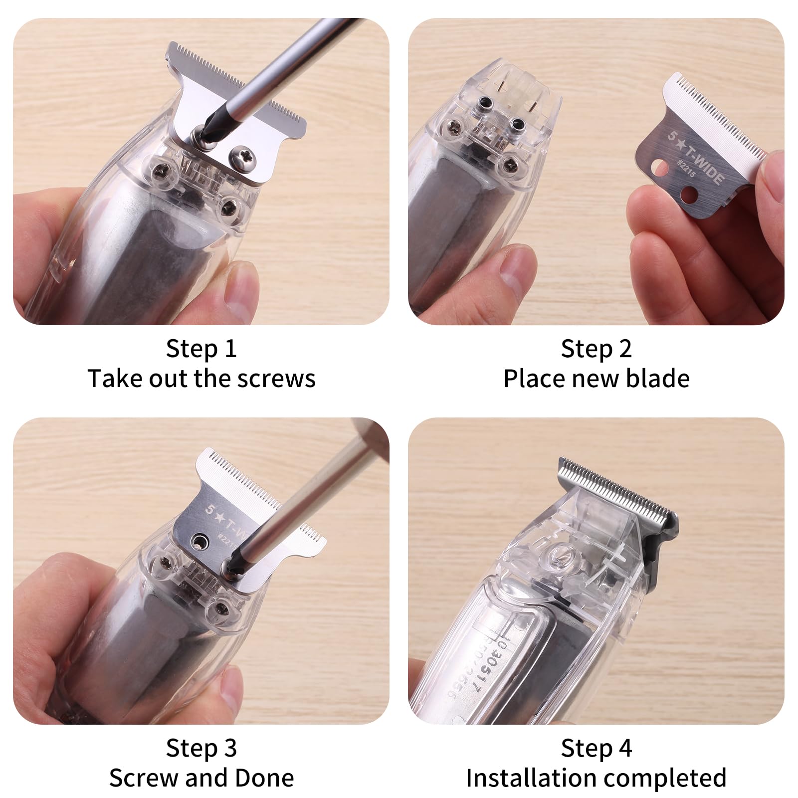 Manxrtod hypoallergenic blade, low-heat operation for comfortable detailing