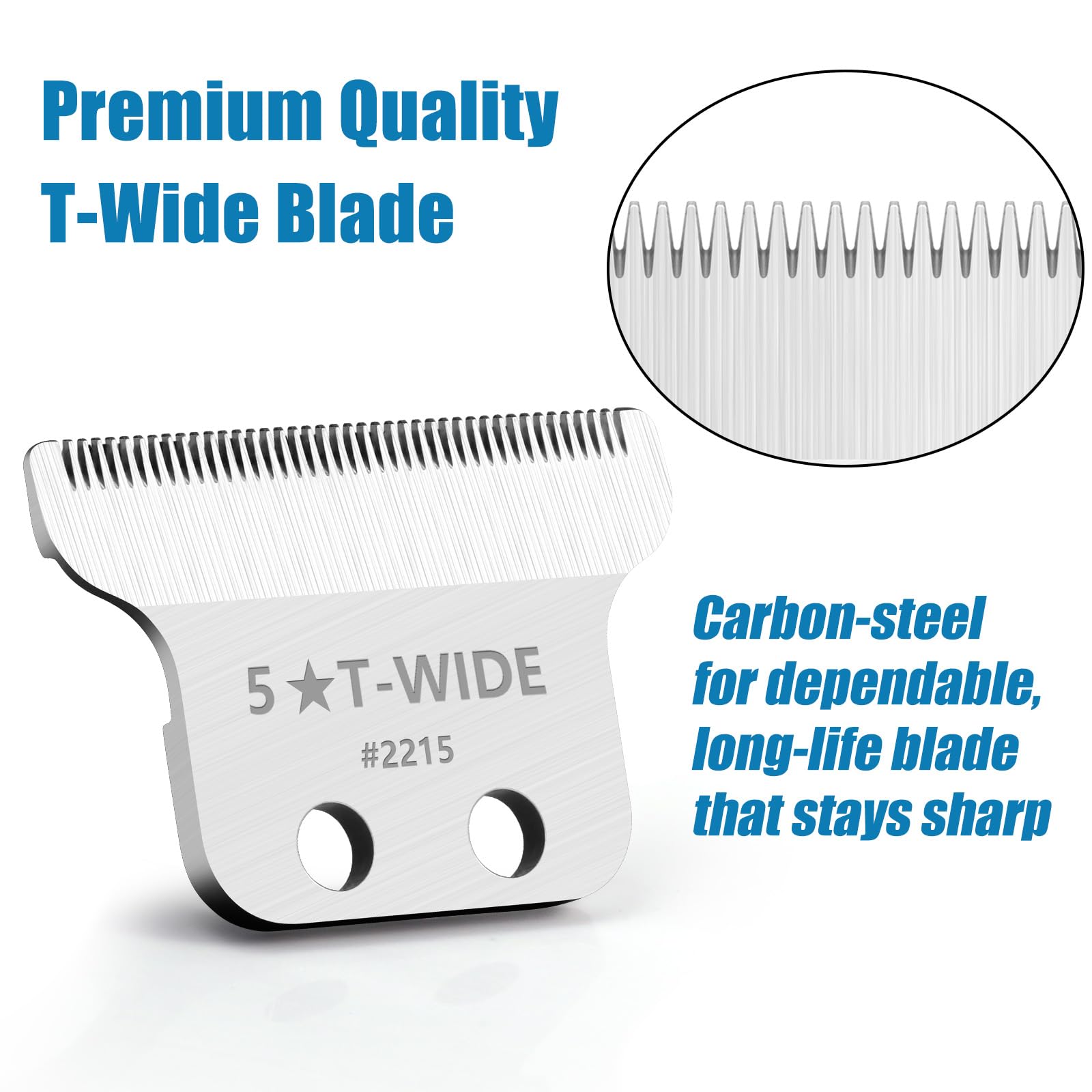 Manxrtod zero-gap adjustable blade, detailer view, for precise trimming