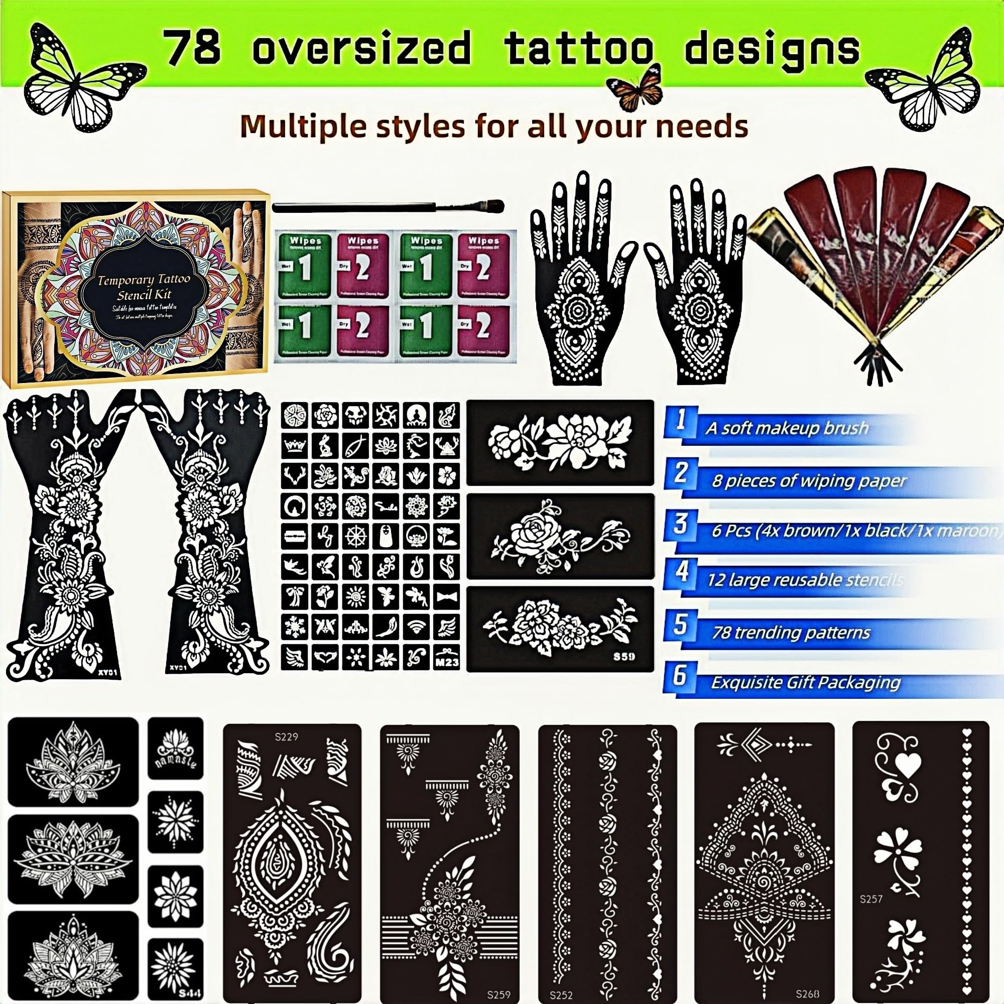 ManYan HaiYan tintas para tatuajes en marrón negro granate con acabado duradero.