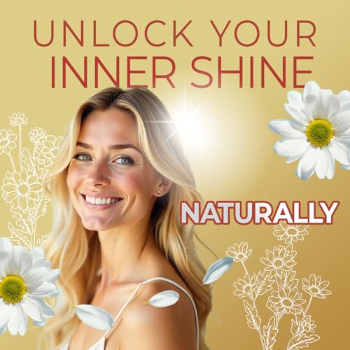Manzanilla Grisi bottle closeup highlights chamomile-turmeric formula for brighter, healthier-looking strands.
