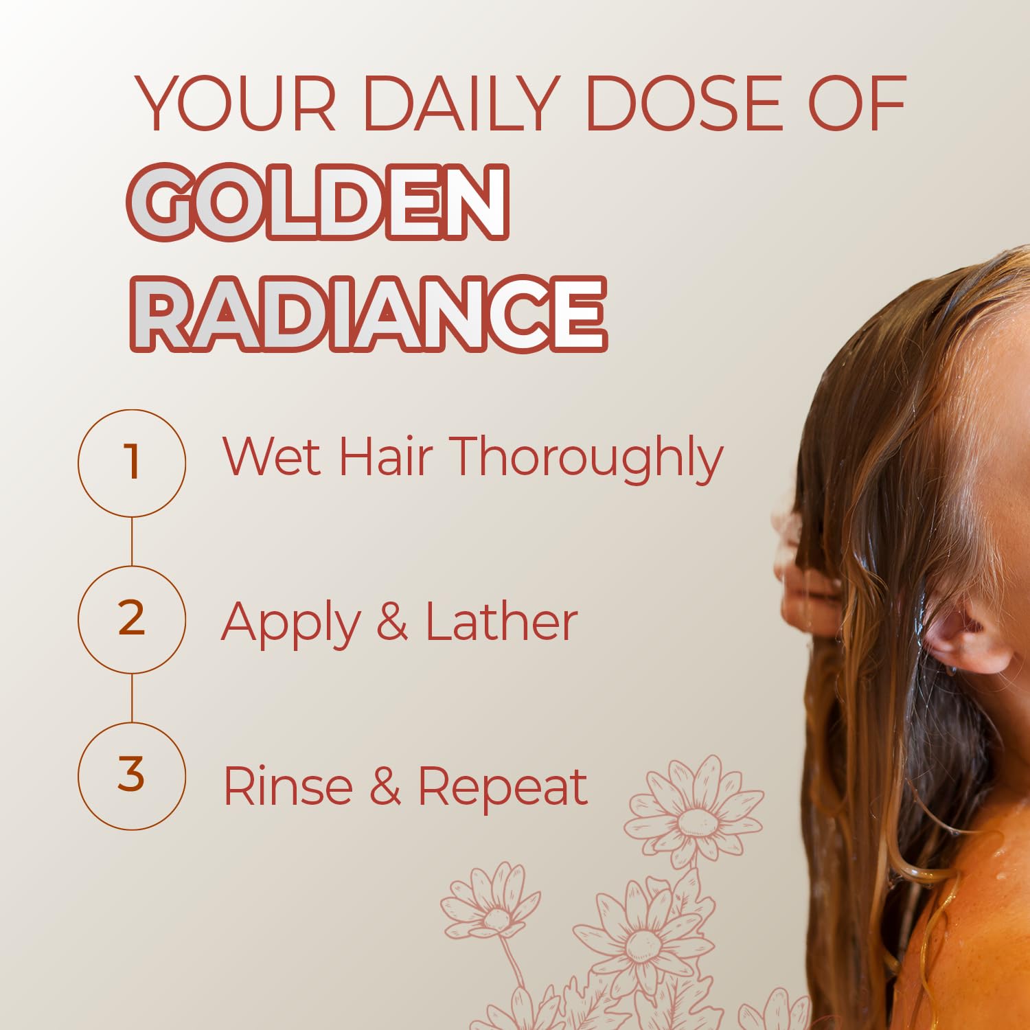 Manzanilla Grisi scalp massage shows turmeric benefits for refreshed roots.