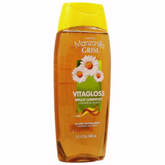 Manzanilla Grisi Shampoo, espuma suave para lavado diario cómodo y limpio.