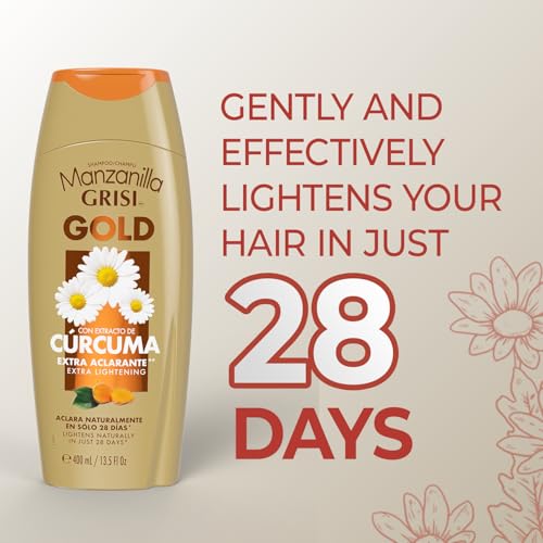 Manzanilla Grisi shampoo lather showcases nourishing cleanse for soft, manageable hair.