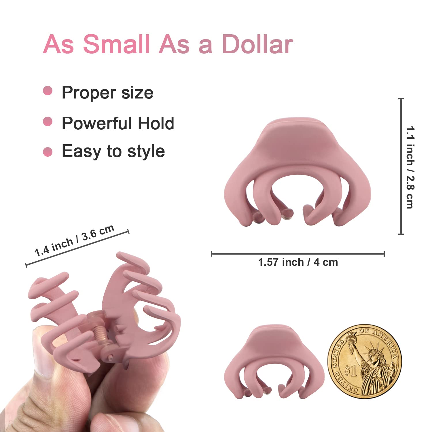 MAORULU clip pulpo con dientes entrelazados ofrece agarre seguro para todo tipo de cabello.