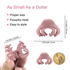 MAORULU clip pulpo con dientes entrelazados ofrece agarre seguro para todo tipo de cabello.