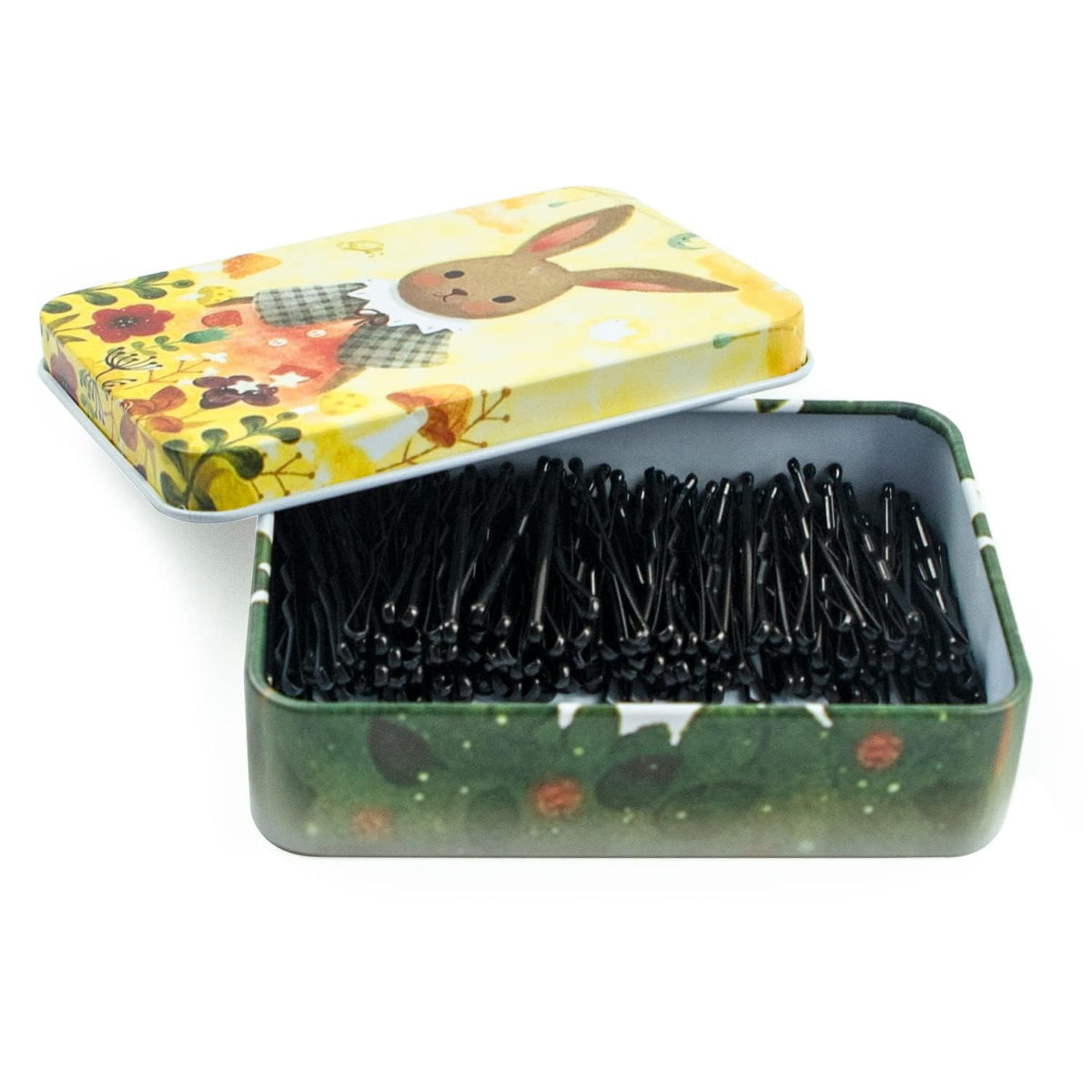 MAORULU mini bobby pins with black case and 1.38 inch length for secure styling
