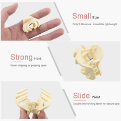 MAORULU mini clips ligeros de 4 cm apenas se notan al usar.