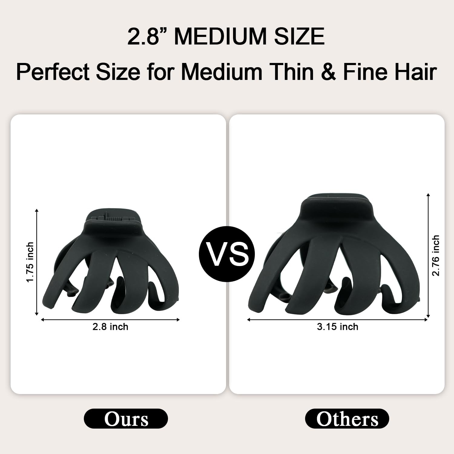MAORULU octopus clip strong grip image highlights non-slip design.