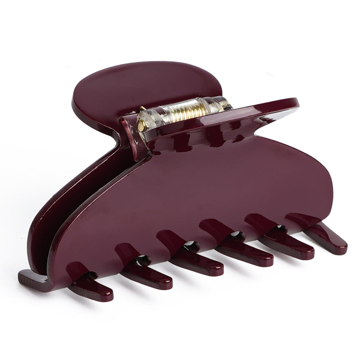 MAORULU pinza de cabello acetato 3 pulgadas burdeos para un estilo audaz