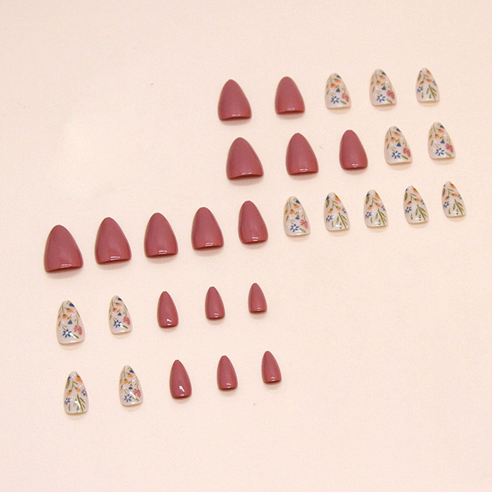 MAOTTIE glue-on sticker set and mini file for quick, reliable nail applications