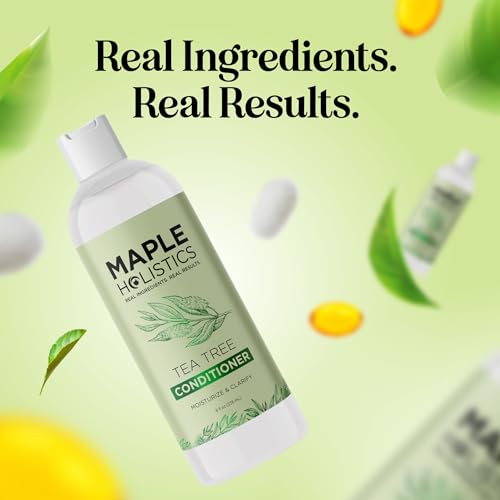 Cabello más brillante e hidratado tras usar el acondicionador árbol de té.