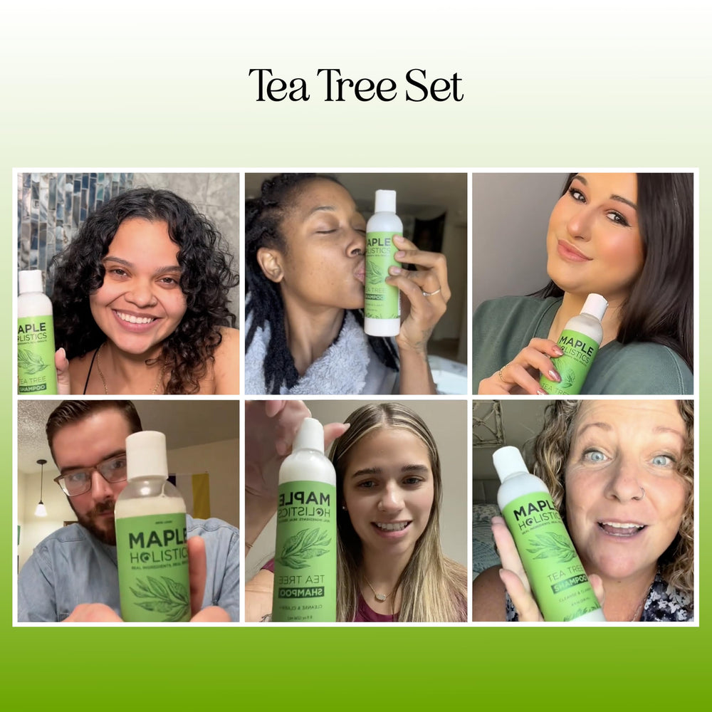 Maple Holistics acondicionador árbol de té envase, nutrición suave para puntas secas