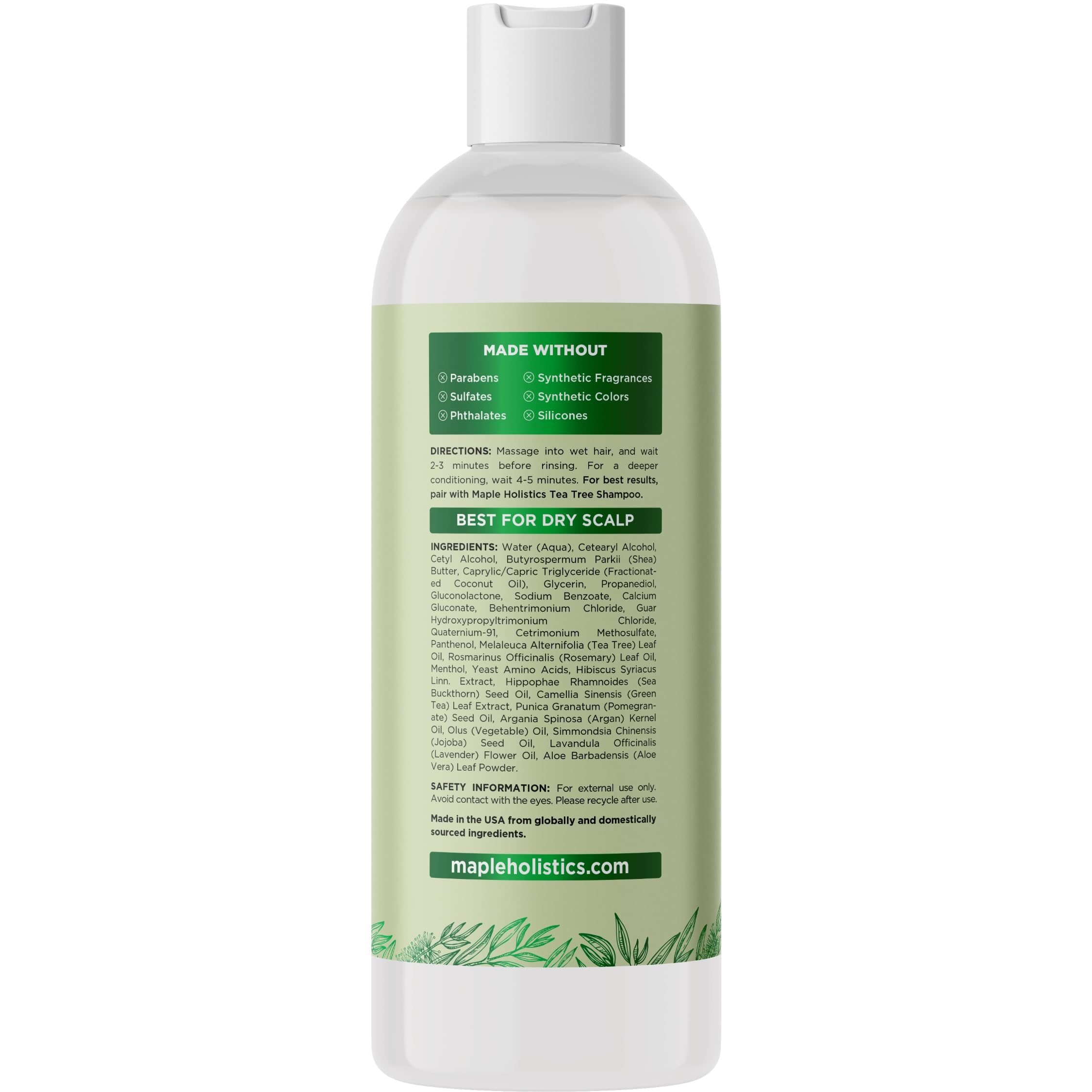 Fórmula sin sulfatos para limpieza suave del cabello.