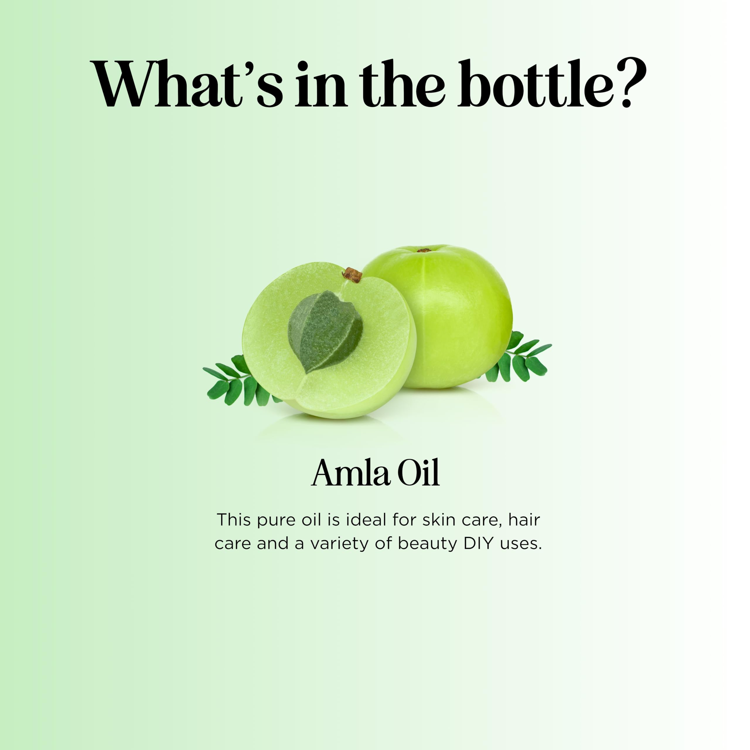 Maple Holistics Amla Oil textura suave, sensación sedosa tras la aplicación.
