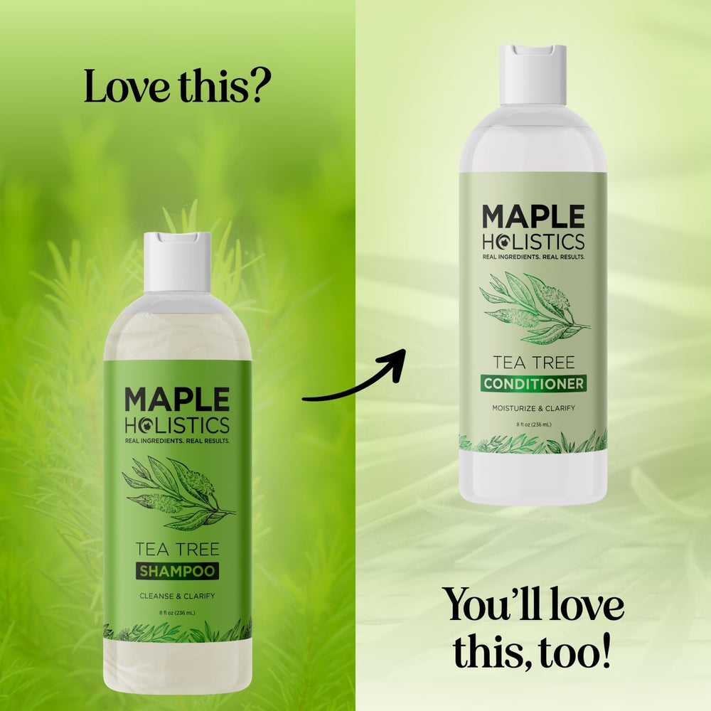 Maple Holistics champú aroma herbal fragancia suave durante el lavado