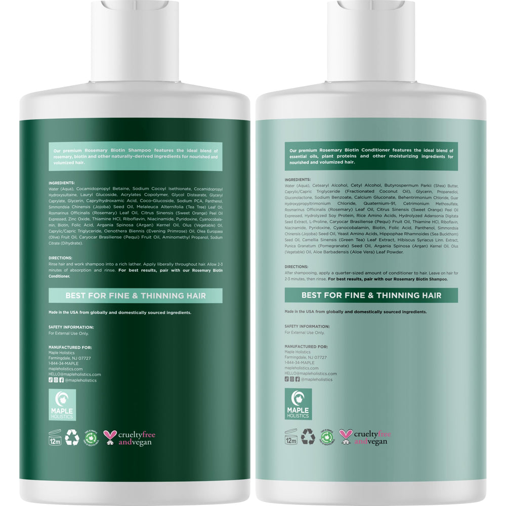 Maple Holistics collection on bathroom shelf implying daily care ritual.