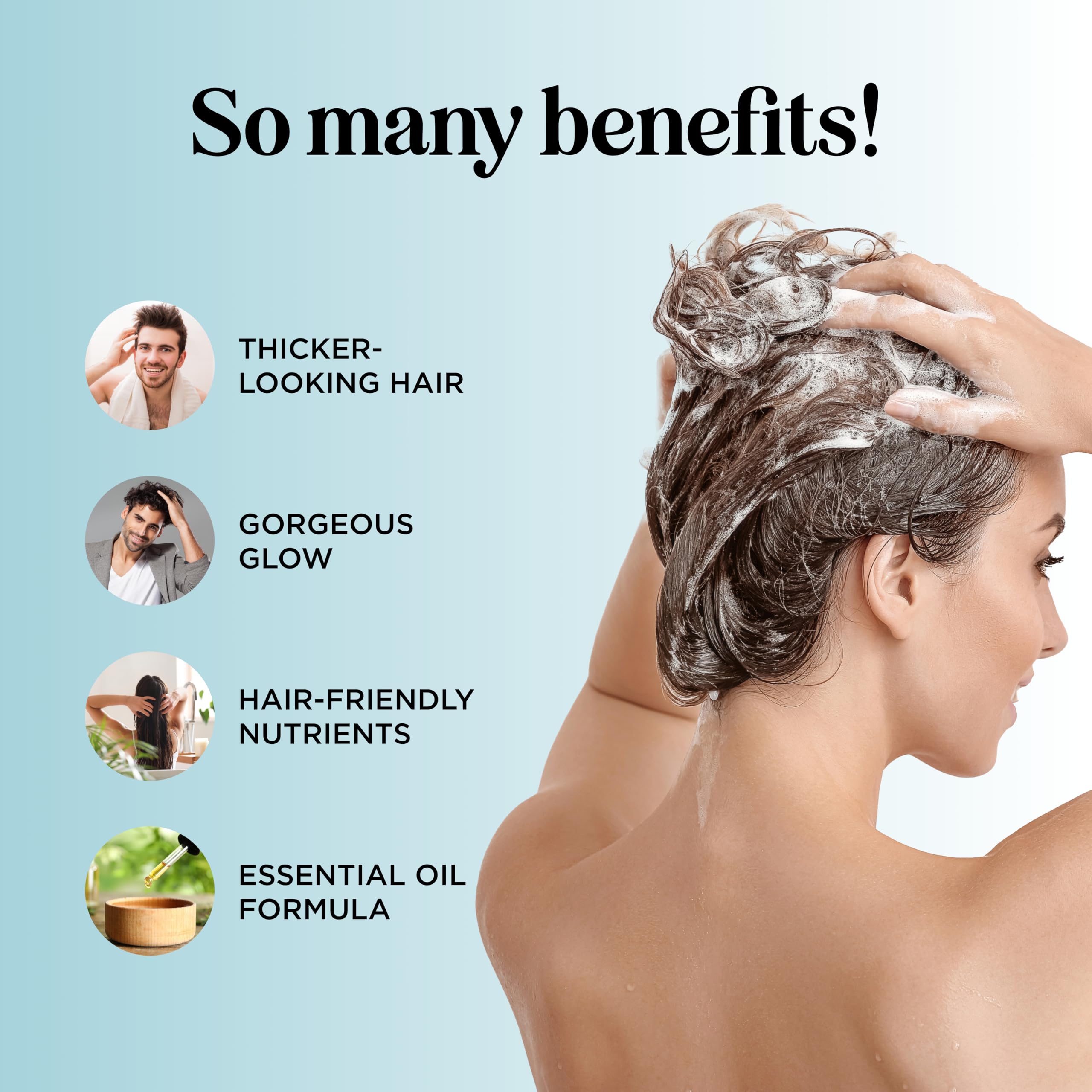Maple Holistics Biotin Shampoo lather foams to nourish fine hair and boost volume