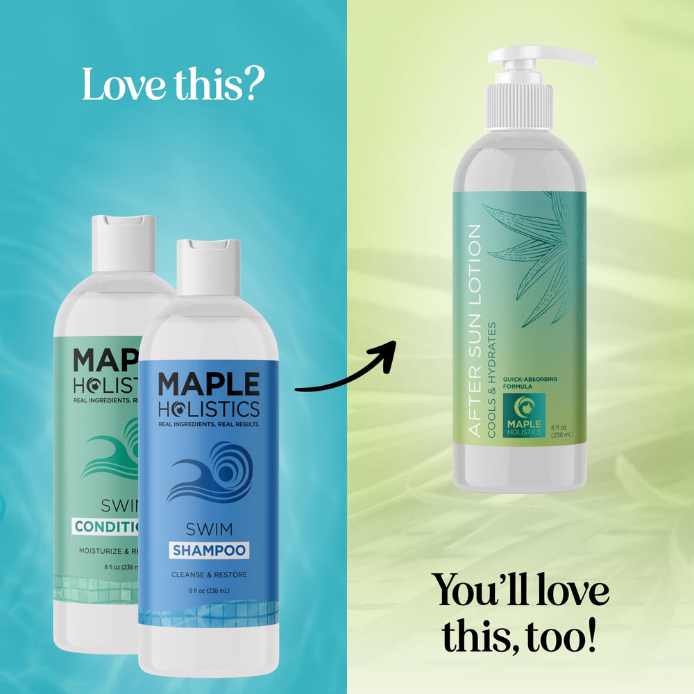 Maple Holistics despues-del-nado pelo-nadando-despues, cabello protegido tras nadar