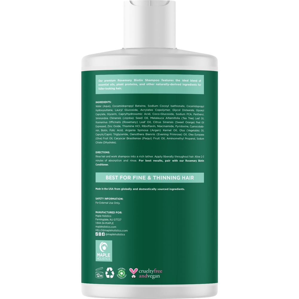 Maple Holistics hair strands close-up illustrating smoother, healthier-looking hair
