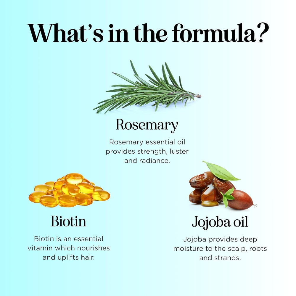 Maple Holistics Rosemary Biotin Shampoo lather close-up, gentle cleansing for daily use.