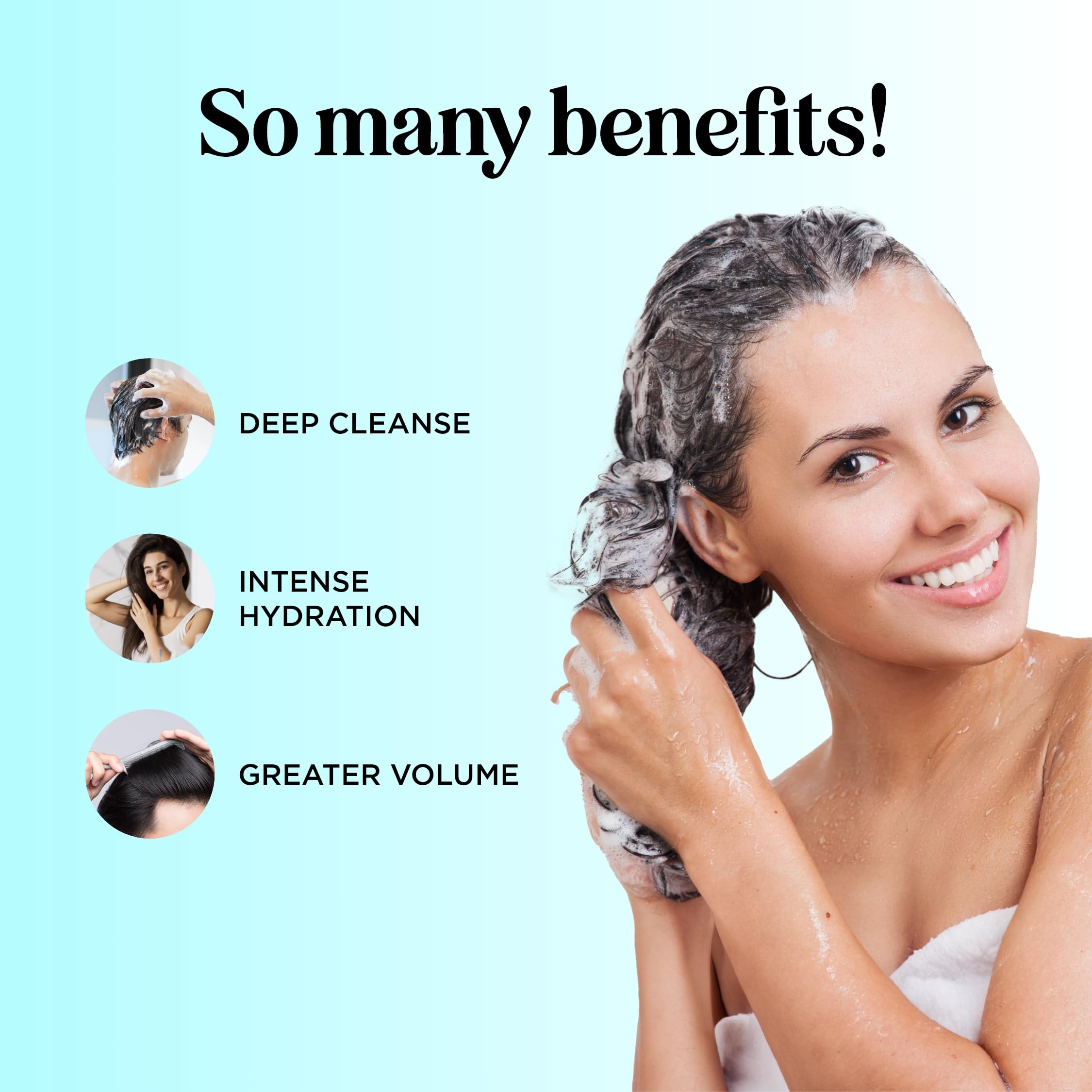 Shampoo pump image for Maple Holistics rosemary biotin shows easy dispensing.