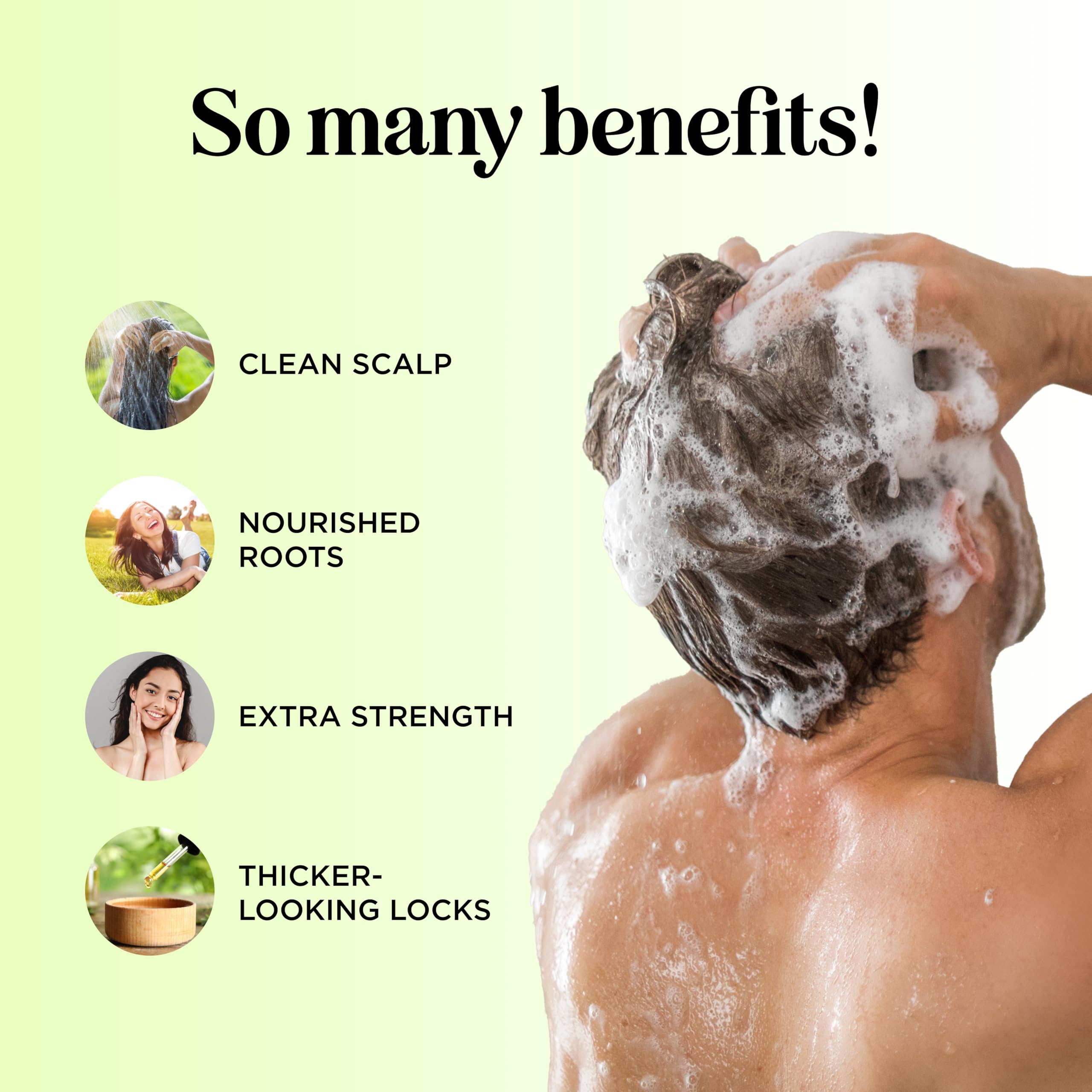 Maple Holistics rosemary essential oil close-up for refreshing scalp cleanse.