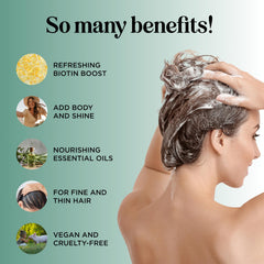 Maple Holistics rosemary oil drops close-up indicating scalp nourishment for thinning hair