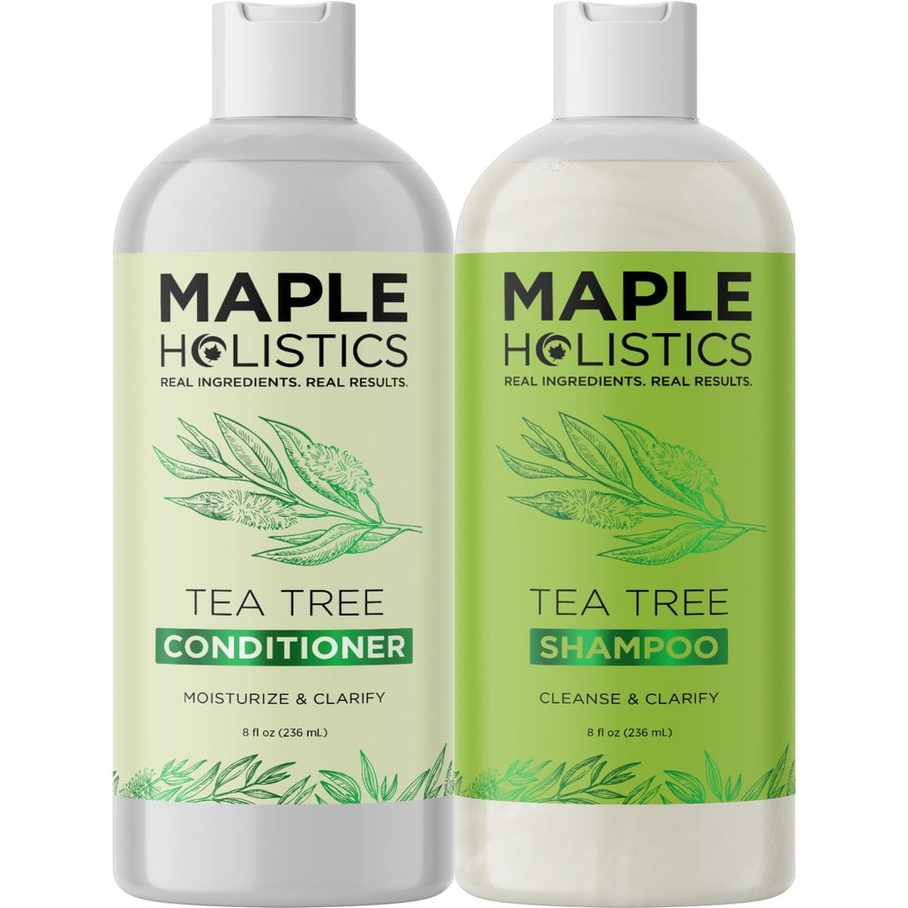 Maple Holistics sin sulfatos árbol de té champú para cuero cabelludo