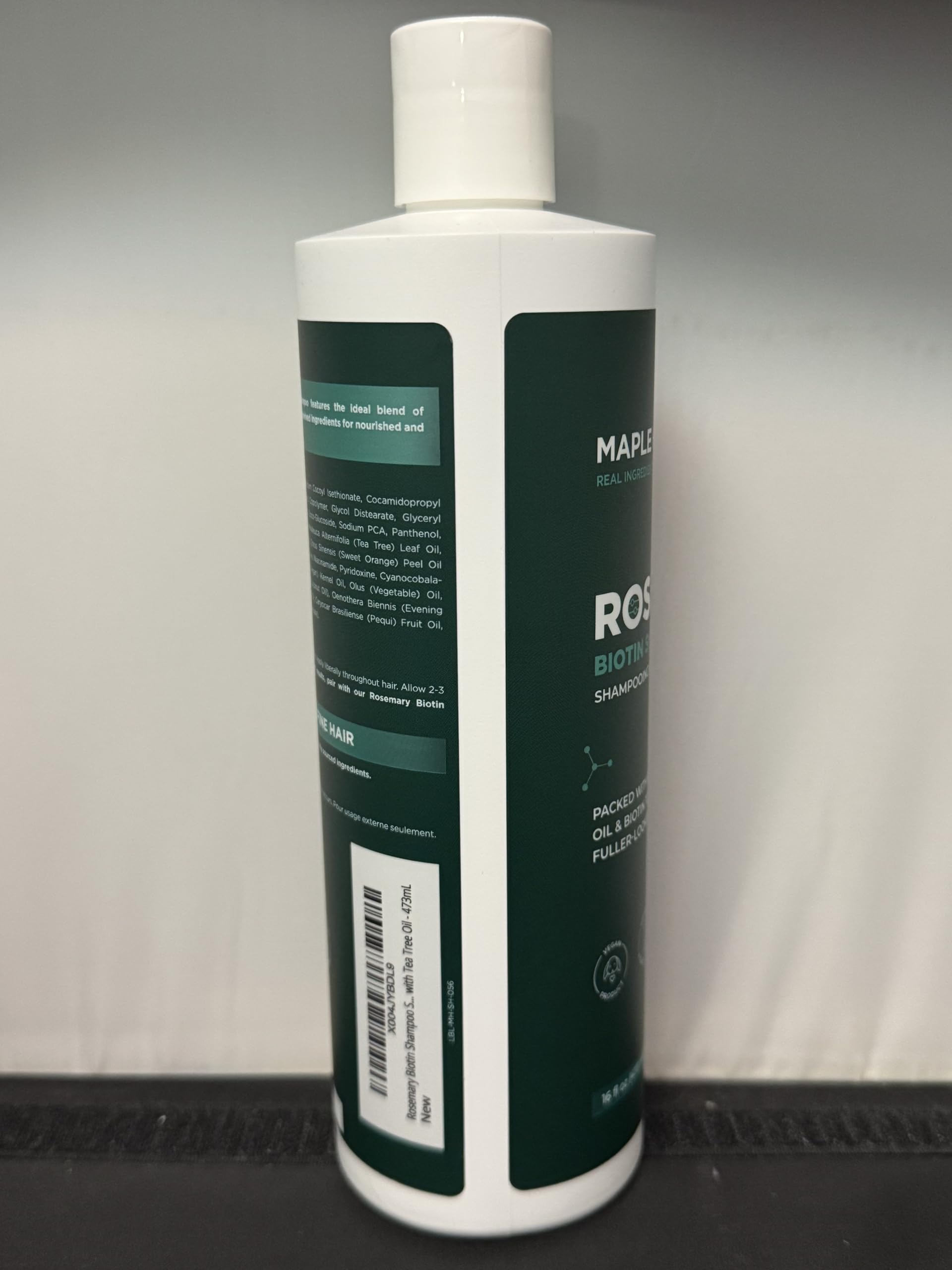 Maple Holistics volumized hair appearance showing added body and lift