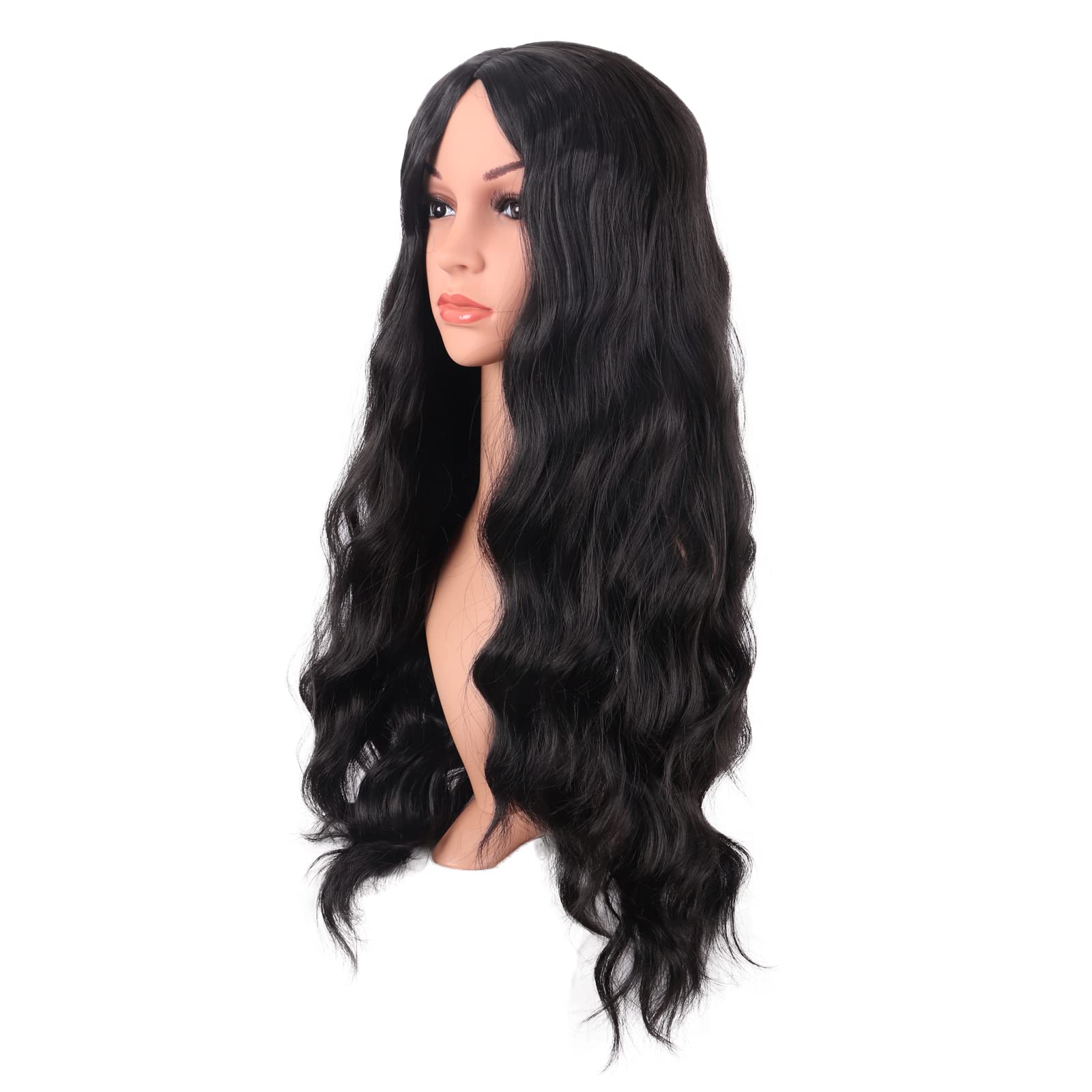 MapofBeauty adjustable-cap wig demonstrates secure, comfortable wear.