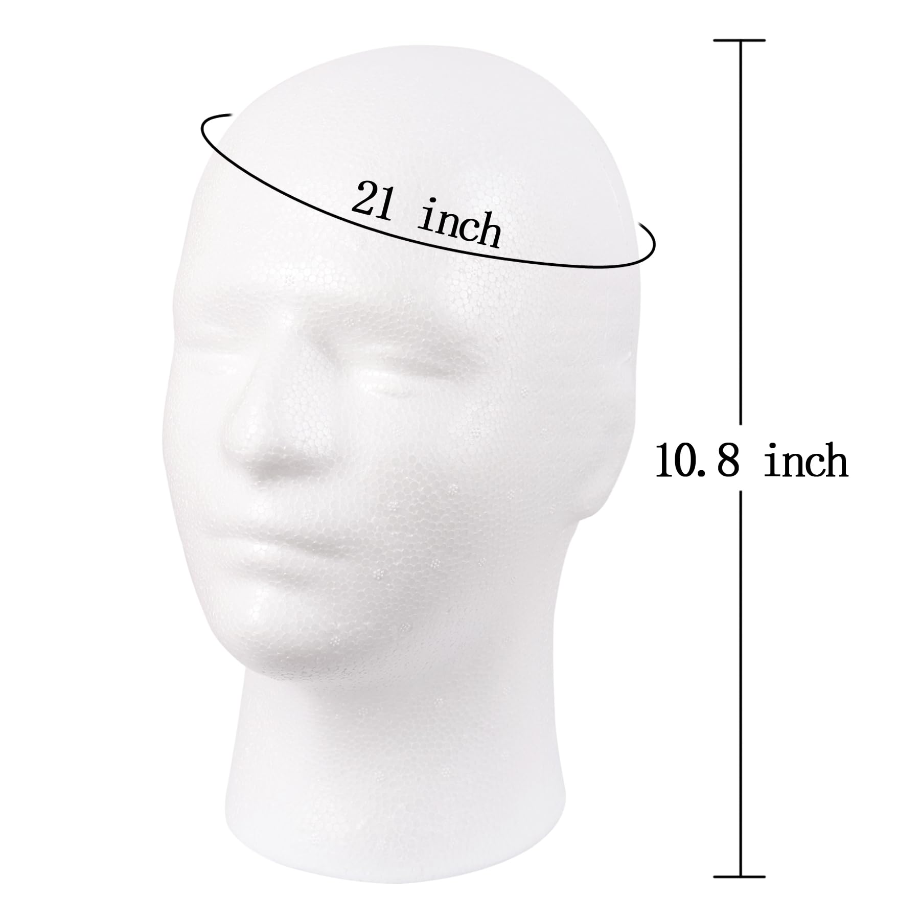 MapofBeauty makeup practice head foam enables realistic cosmetic practice