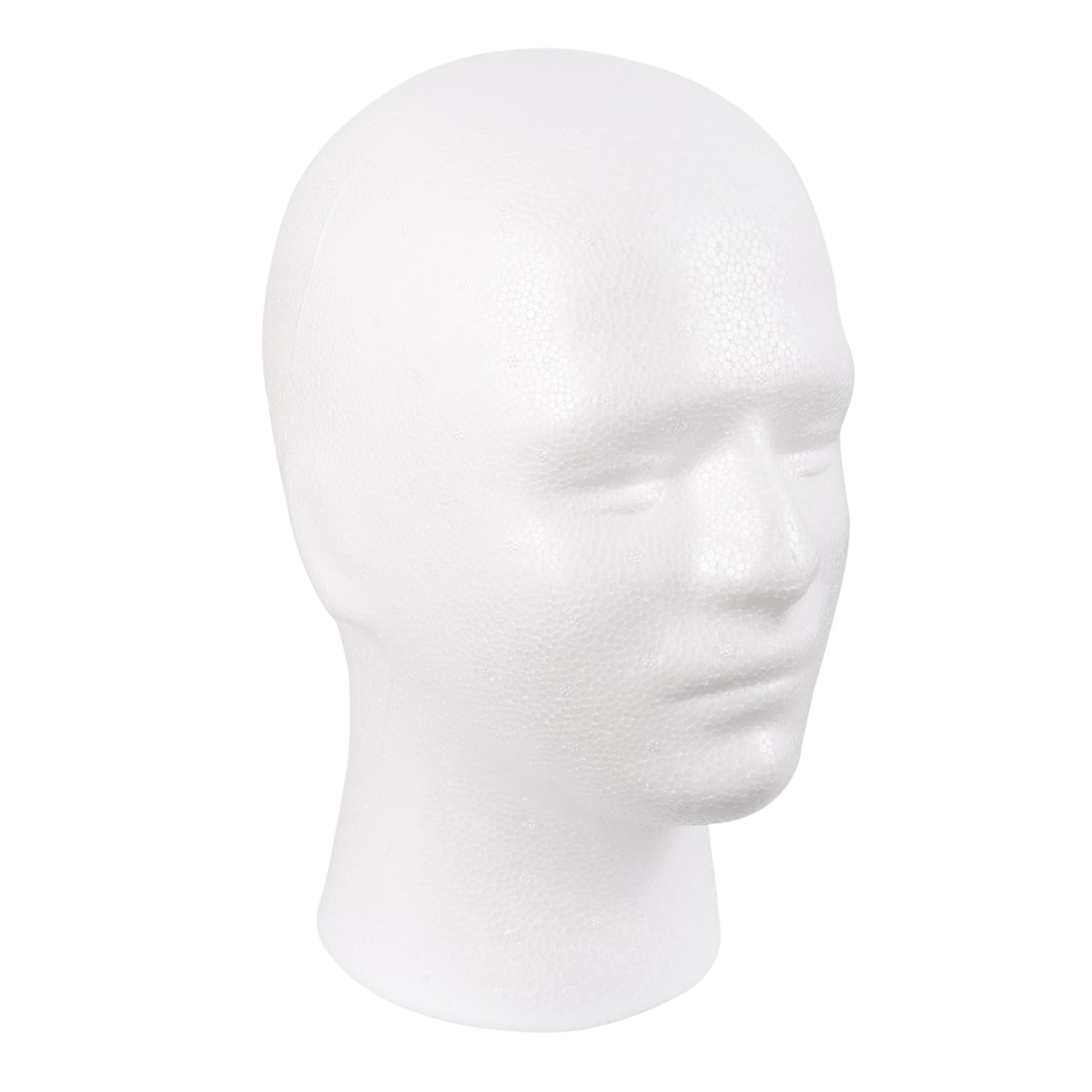 MapofBeauty mannequin head foam white for wig display and styling practice
