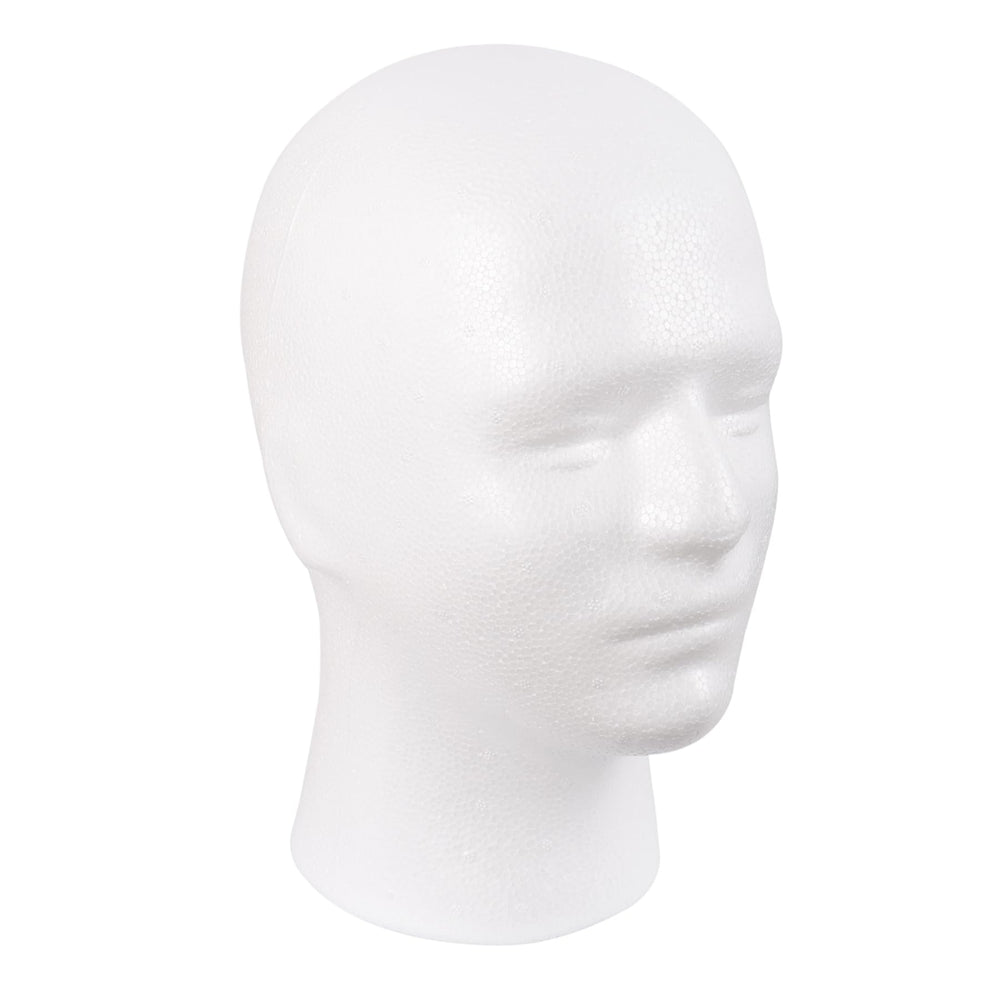 MapofBeauty mannequin head foam white for wig display and styling practice