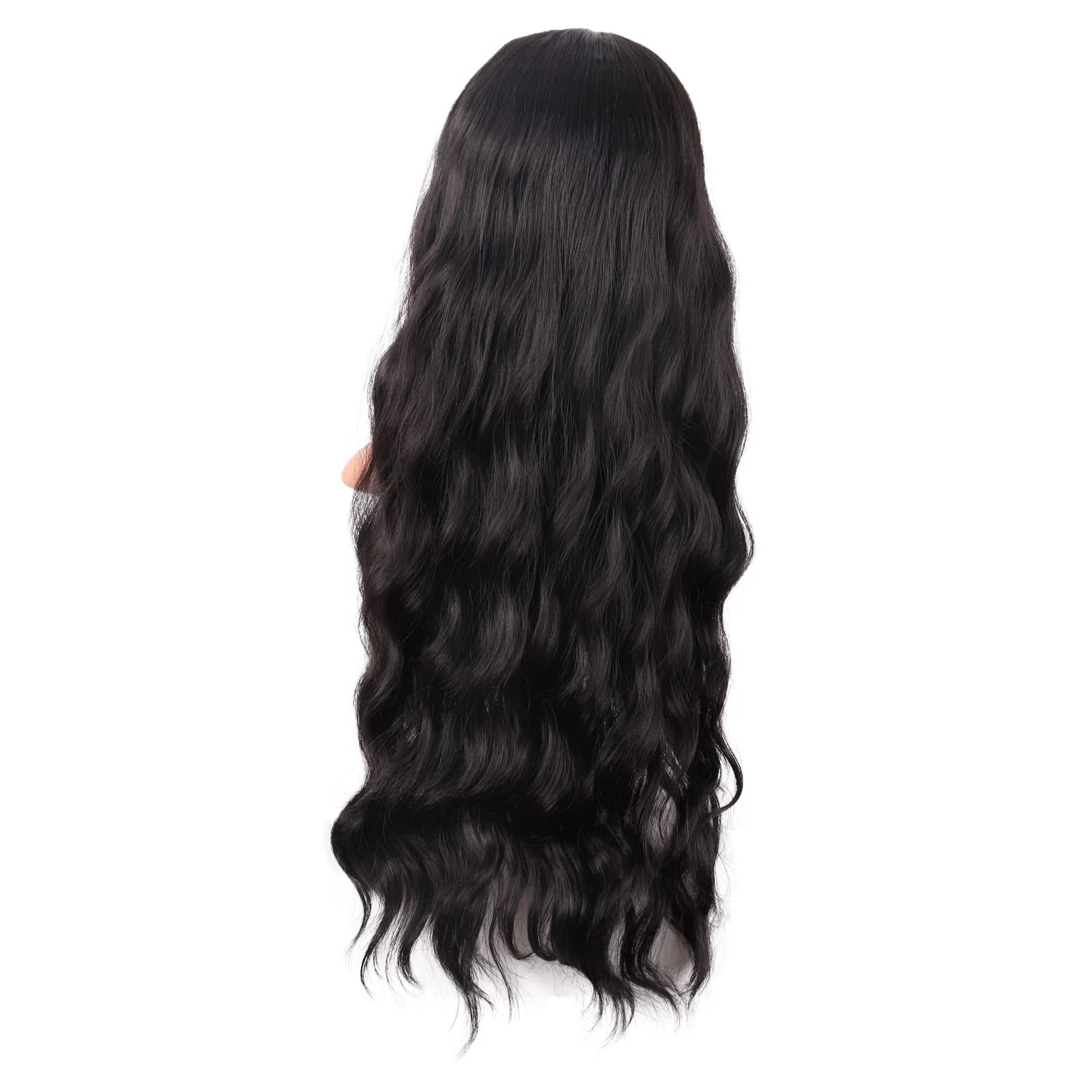 MapofBeauty 28inch black wig ideal for cosplay and events.