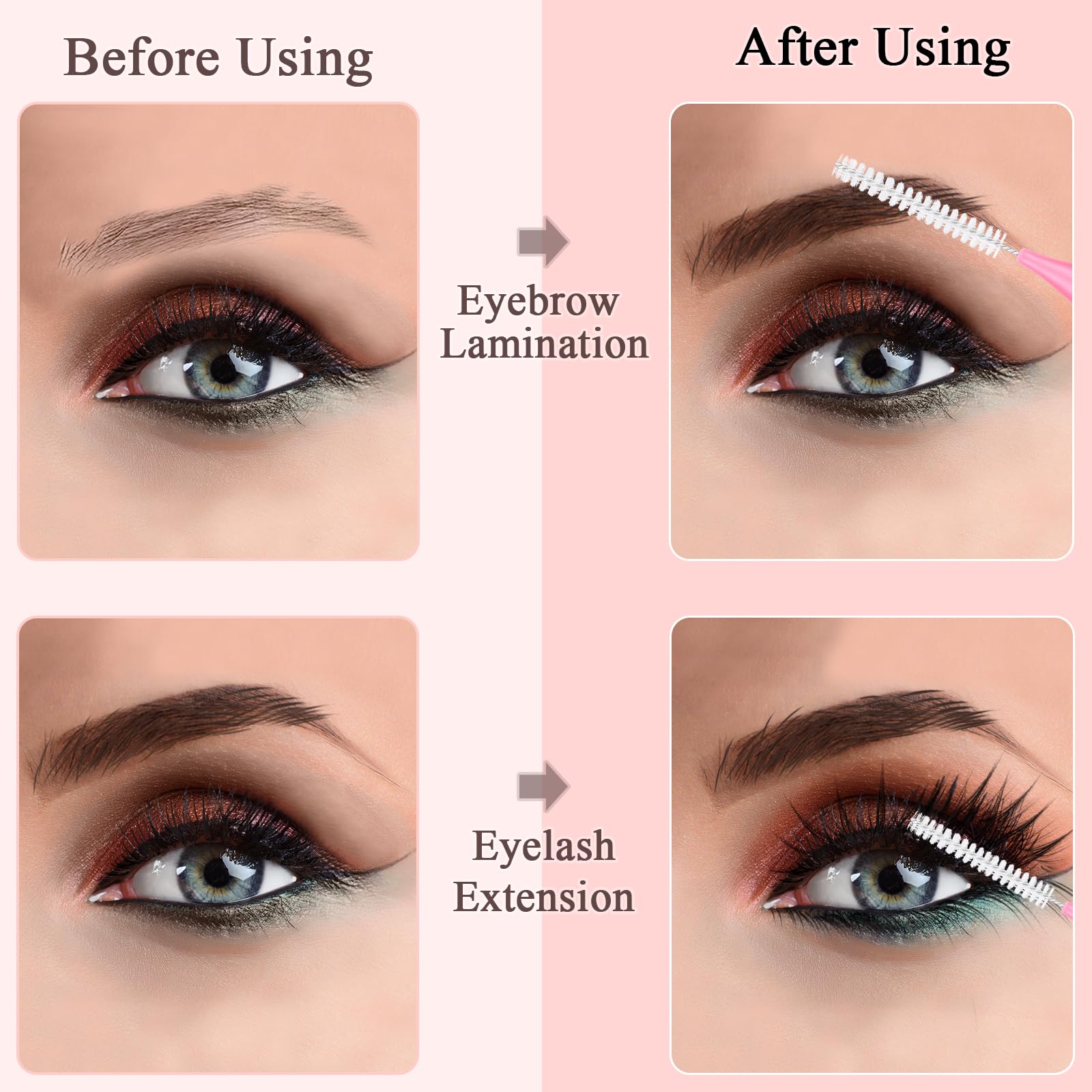 MAPVOLUT flexible brush bends for angled brow lamination and precise styling.