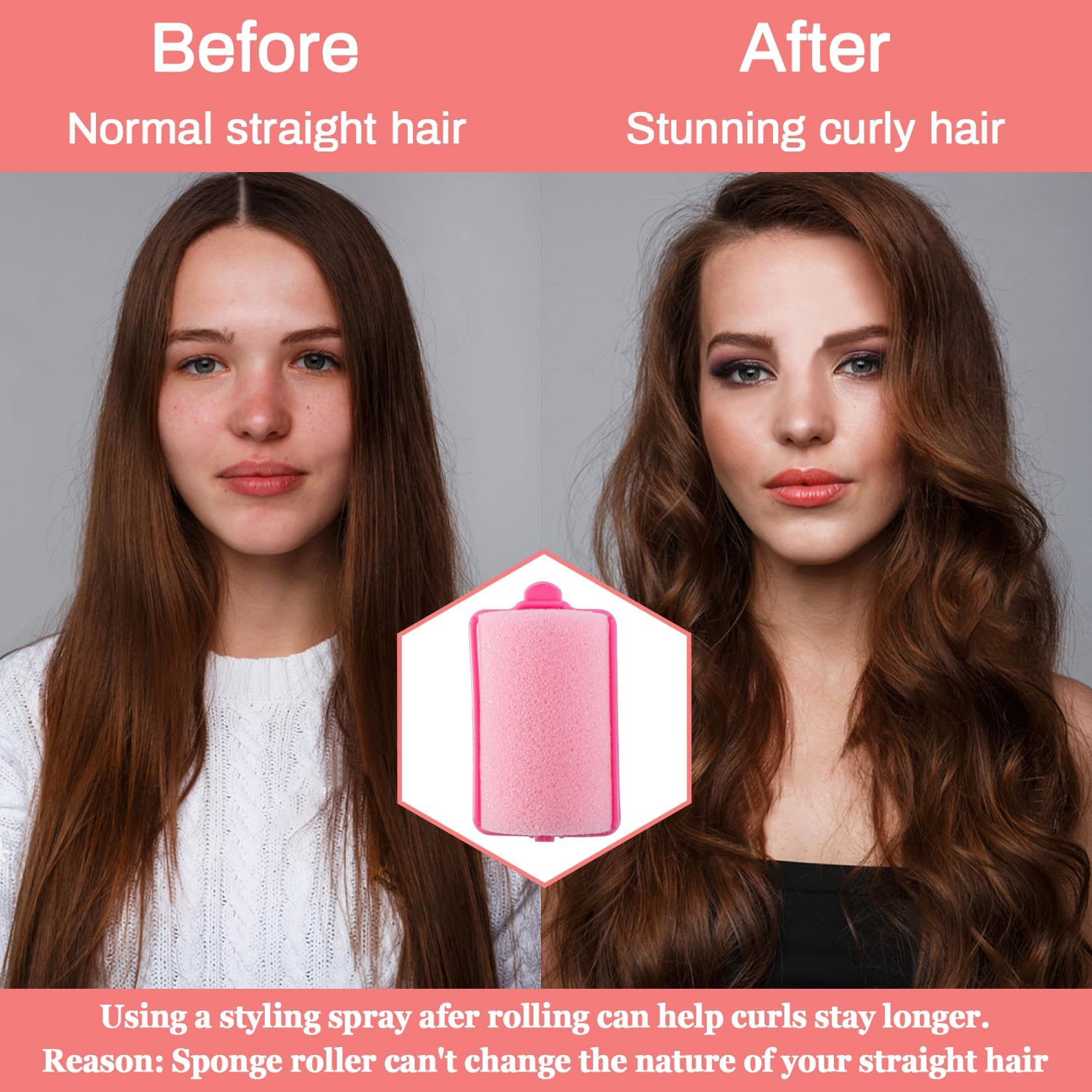 MAQIHAN durable rollers with plastic frame deliver lasting curls.