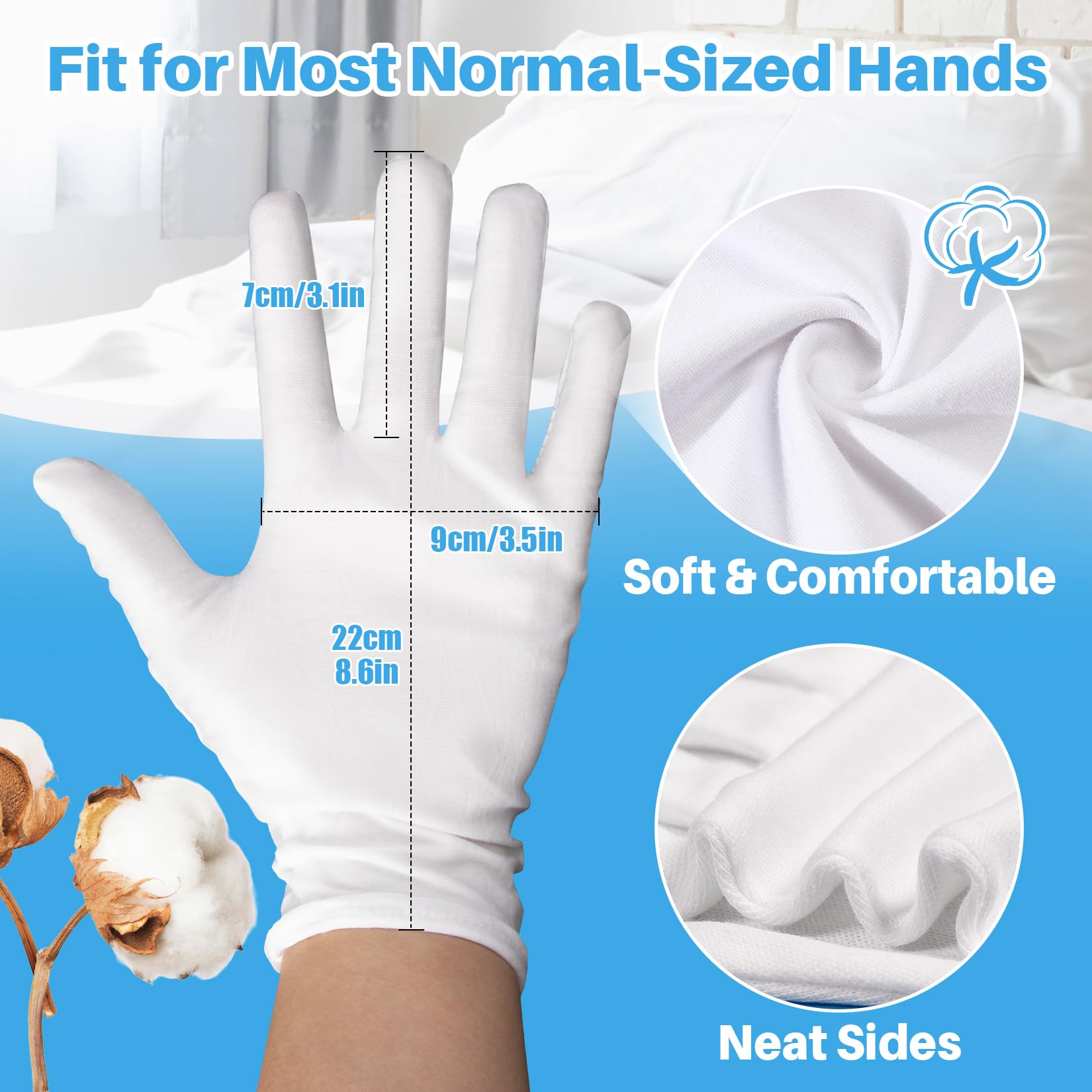 Guantes MAQIHAN para restauración y artes, precisión suave y control.