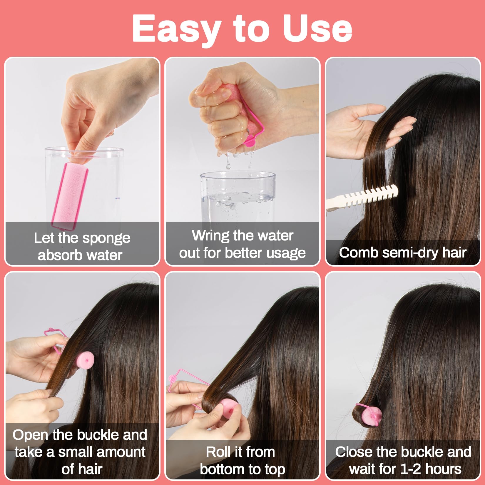 MAQIHAN overnight-use rollers shown for easy styling